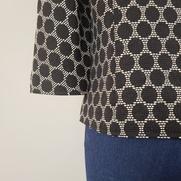 Coldwater Creek Black & White Jacket Size 10 - Picture 8 of 10